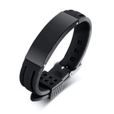 Personalized Silicone Sport ID Bracelet-Choose Your Engraving