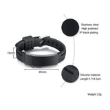 Personalized Silicone Sport ID Bracelet-Choose Your Engraving