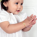 Personalized Baby Name Bracelet, Stainless Steel ID Bracelet for Kids