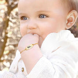 Personalized Baby Name Bracelet, Stainless Steel ID Bracelet for Kids