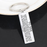 Personalized Couple Keychain Always Together Gift Bag Charm