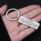 Personalized Couple Keychain Always Together Gift Bag Charm