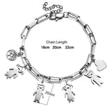 Customized Stainless Steel Name Bracelet