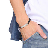 Personalized Couple Bracelets Hollow Heart Stainless Steel