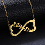 Personalized Infinite Name Stainless Steel Bracelet for Women
