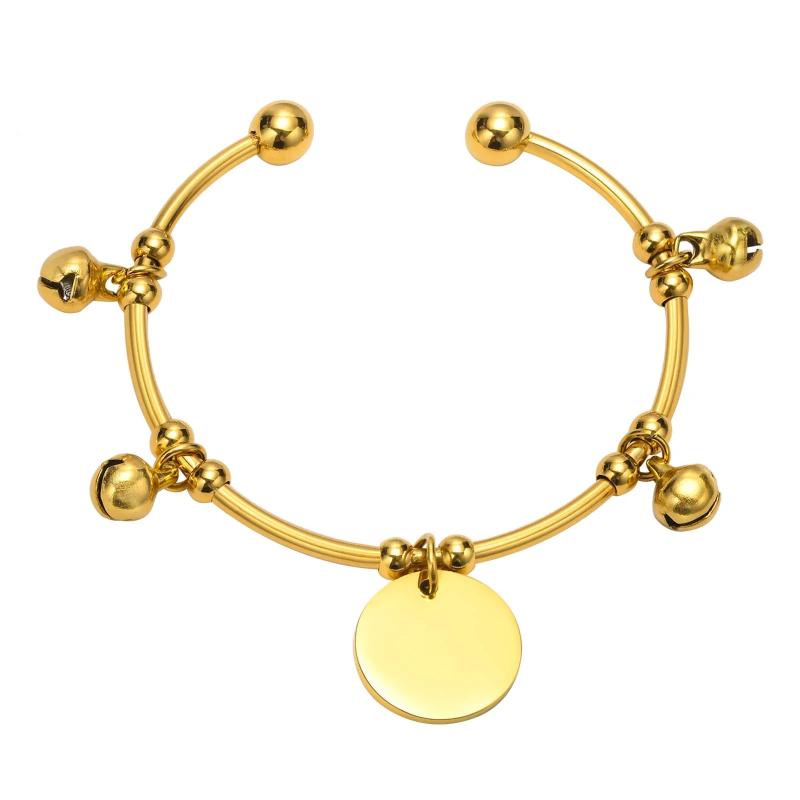 Personalized Name Baby Bracelet, Engraved Bangle for Children