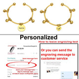Personalized Name Baby Bracelet, Engraved Bangle for Children