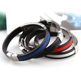 SHOUMAN Personalized Record Bracelets for Men