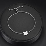Treebud Name Heart Bracelet Engraved Date ID