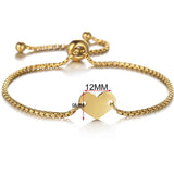 Treebud Name Heart Bracelet Engraved Date ID