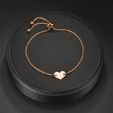 Treebud Name Heart Bracelet Engraved Date ID