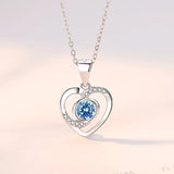S925 Eternal Heart Pendant Necklace Gift