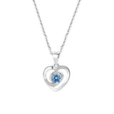 S925 Eternal Heart Pendant Necklace Gift
