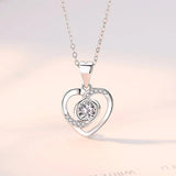 S925 Eternal Heart Pendant Necklace Gift