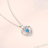 S925 Eternal Heart Pendant Necklace Gift