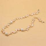 S925 Silver Baroque Pearl Choker Necklace for Women