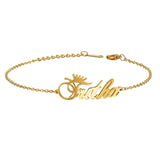 Stainless Steel Personalized Name Bracelet for Women