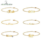 Stainless Steel Personalized Name Bracelet for Women
