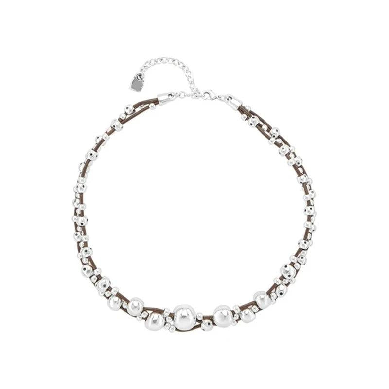Light Silver Fashion Necklace