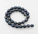 Freshwater Pearl Egg Beads 10-13mm 15-inch for DIY Jewelry Making Nature