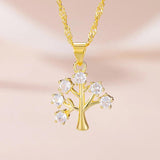 Arrival Christmas Tree Pendant Necklace 925 Sterling Silver Lady Anniversary Acc