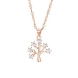 Arrival Christmas Tree Pendant Necklace 925 Sterling Silver Lady Anniversary Acc