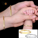Family Names Bracelets Stainless Steel Personalized Gift