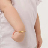 Child Baby Bracelet, Engrave Name Date Stainless Steel Personalized Gift