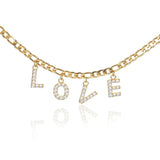 Zircon Alphabet Pendant Bracelet Women Summer Beach Jewelry