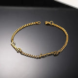 Personalized Name Bracelet Cuban Chain for Women