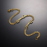 Personalized Name Bracelet Cuban Chain for Women