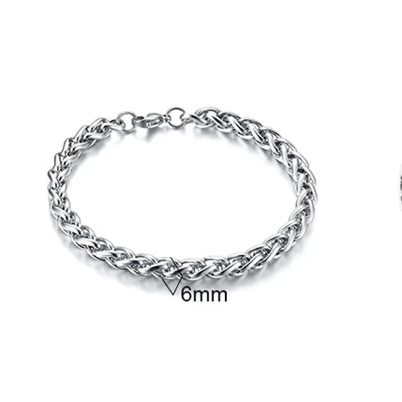 Personalized Men's Stainless Steel Bracelet