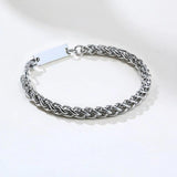 Personalized Men's Stainless Steel Bracelet
