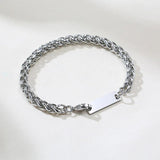 Personalized Men's Stainless Steel Bracelet