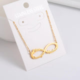Fishhook Infinity Personalized Bracelet Name Date Bangle Link Chain Family Gift