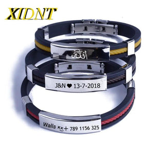 Child ID Bracelet Soft Silicone Emergency Contact Info