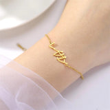 Personalized Japanese Name Bracelet For Women