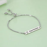 Sipuris Personalized Stainless Steel Name Engraved Bracelet For Women