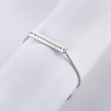 Sipuris Personalized Stainless Steel Name Engraved Bracelet For Women