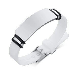 Engraved TO MY Daughter LOVE Mom Silicone Bracelet