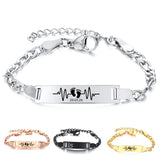 Personalized Baby Name Bracelet Toddler Child ID Engraved Gift
