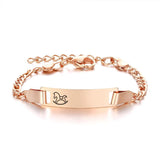 Personalized Baby Name Bracelet Toddler Child ID Engraved Gift