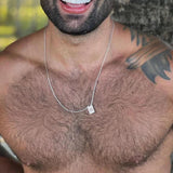 Men Cross Scapular Necklaces Stainless Steel