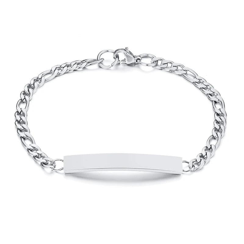 Stainless Steel Link Chain Bracelet For Women