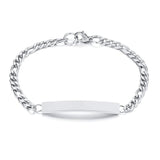 Stainless Steel Link Chain Bracelet For Women