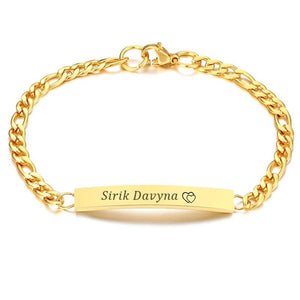 Stainless Steel Link Chain Bracelet For Women
