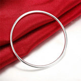 925 Sterling Solid Silver Bracelet for Women Wedding Engagement