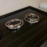 Women's Titanium Steel Diamond Bracelet - Banquet Gift