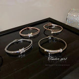 Women's Titanium Steel Diamond Bracelet - Banquet Gift