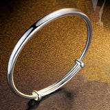 925 Silver Adjustable Bracelet for Women